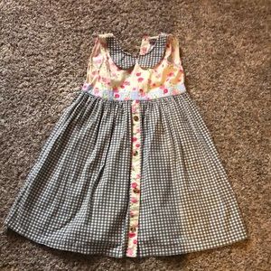 Little girls mustard pie dress
